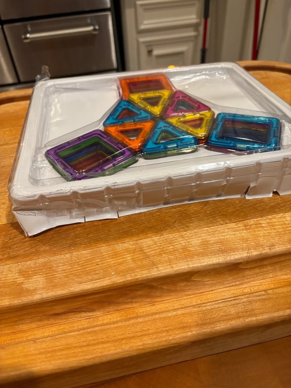 Magformers Basic Rainbow Set Multicolor Magnetic Tiles 30 Pieces
